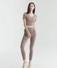 FOETTE Sono Solid Long Leggings - Brown