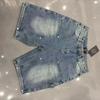 Grenzüberschreitende Meichao GEMISCHTE EMOTION Schwermetall Nieten Locker Gerade Baumwolle Werkzeug Denim Shorts