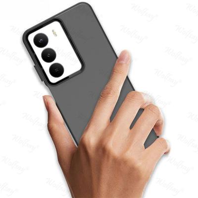 Sturzsichere Candy-Farben-Hülle für Realme C71 C73 Matte PC Transparente Rückseite für Realme C71 Hülle für Realme C71 Hülle 6,67 Zoll