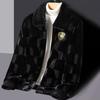 New Autumn Winter Thickened Fur Jacket Men's Jacket Coat Imitation Mink Lapel Fur Integrated