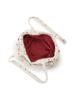 Patterned Drawstring Bag PWGB252533 RED [Gelato Pique]
