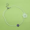Flower Beaded Pendant Necklaces Small Chain Necklace Choker Pendant Necklaces