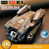 2024 Nuovo Z908 Pro MAX Drone 4K HD ESC professionale Doppia fotocamera Posizionamento del flusso ottico Antivento 2.4G WIFi Evitamento ostacoli Quadcopter