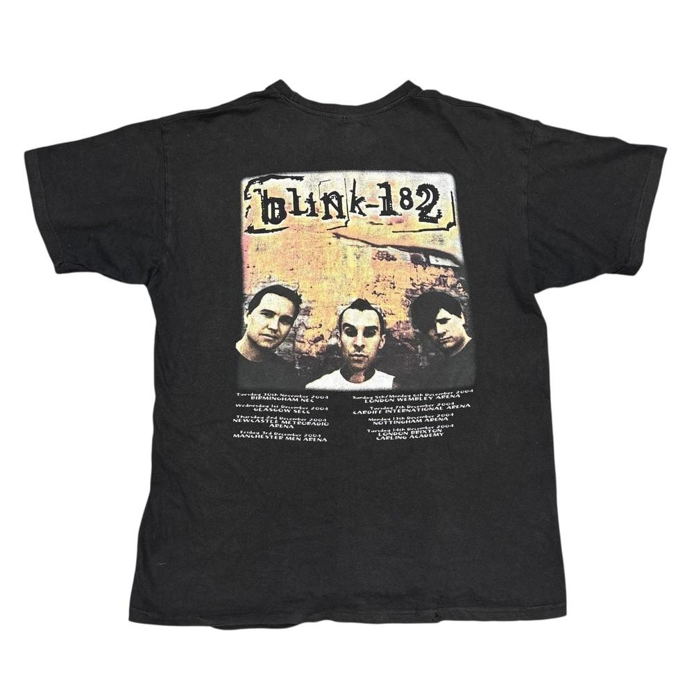 

Vintage Blink 182 Shirt Large Black Y2K Tour Punk Band Crew Neck Short Sleeve Unisex T-Shirt XXL