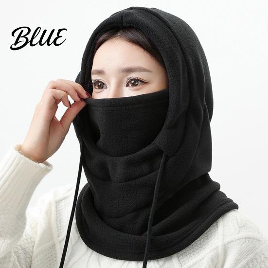 Cold Weather Gear Accessories Headgear Men Fall Hat Women Hooded Scarf Winter Riding Solid Color