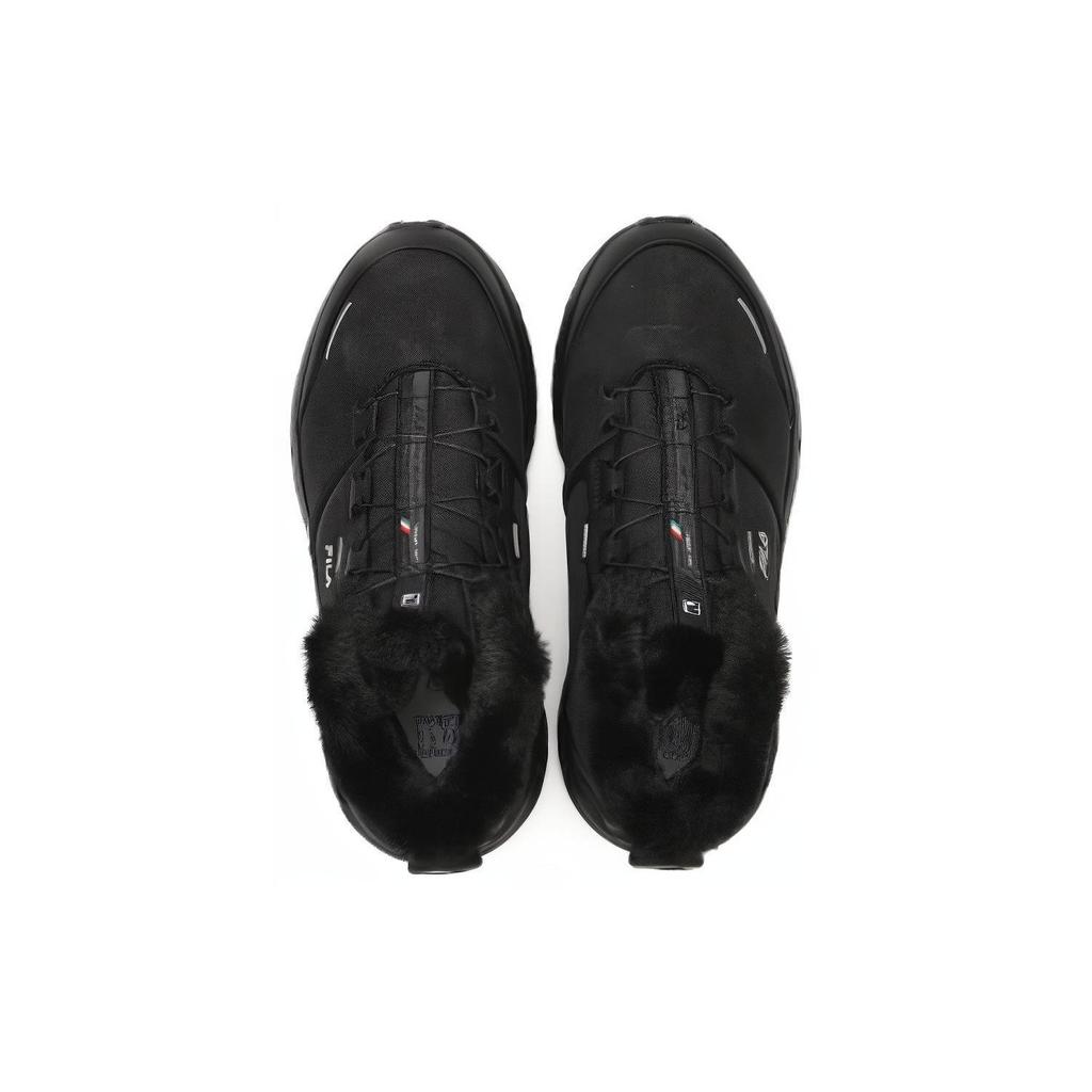 FILA BOA EXPLORER HIGH WE Fleece Cushioning, Wear Resistant Mid top Outdoor Shoes Women's Black A12W341221FBB