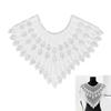 Beaded Sequins Sew on Collar Patches for Wedding Dress Evening Gown Embroidered Beads Sequins Sew on Patches Applique