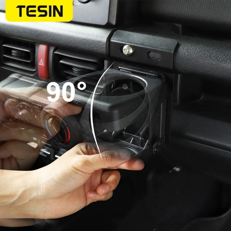 TESIN Auto faltbare Wasserflasche Getränkehalter Halterung für Suzuki Jimny Innenraum Getränkehalter Auto
