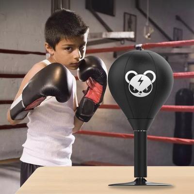 Saco de Boxeo de Escritorio Juguetes de Relajación para Boxeo Divertido Saco de Ira para Golpear Reducir el Malestar Juguete Bola de Velocidad de Boxeo de Escritorio para Adultos Niños