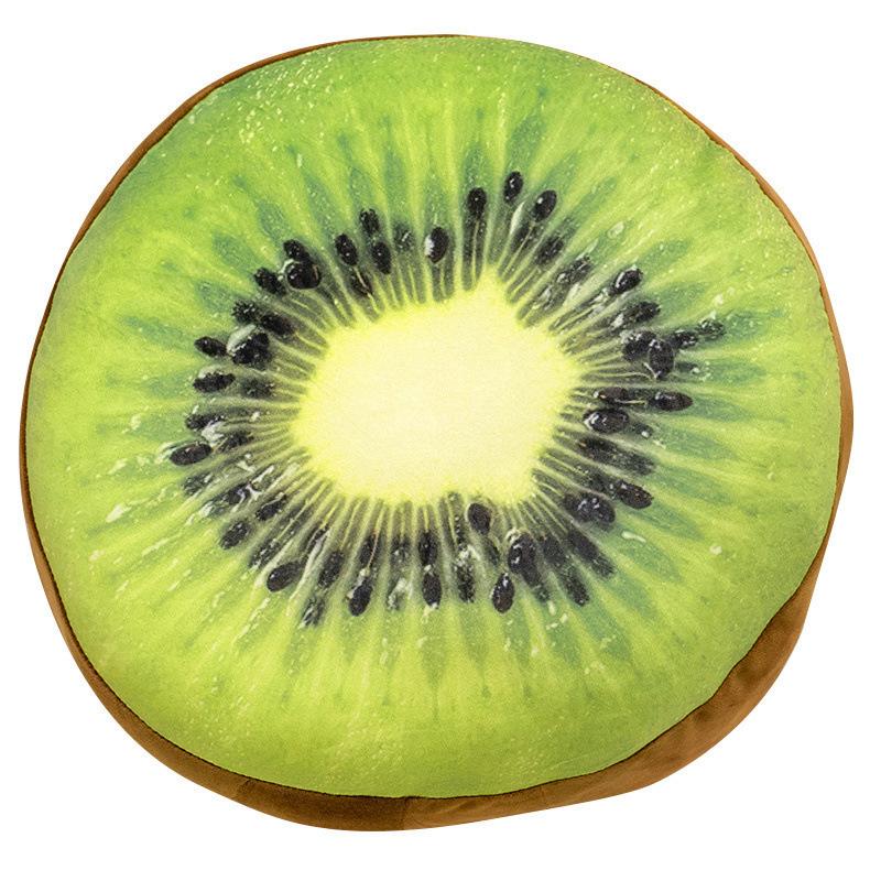Fruit Kiwi Round Seat Cushion Throw Pillow Plush Toy Doll Sofa Pillow Cushion Girl Doll Baby