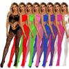 Sex underwear uniform jacquard onesie lace-up tights stockings new