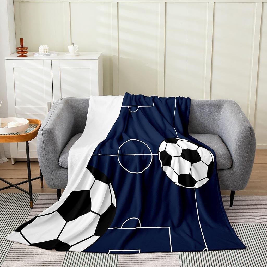 Contemporary Swirl Ring Line Art Pattern Comfortable Fleece Blanket Fit Living Room Bed Office All-match Simple Household Decor