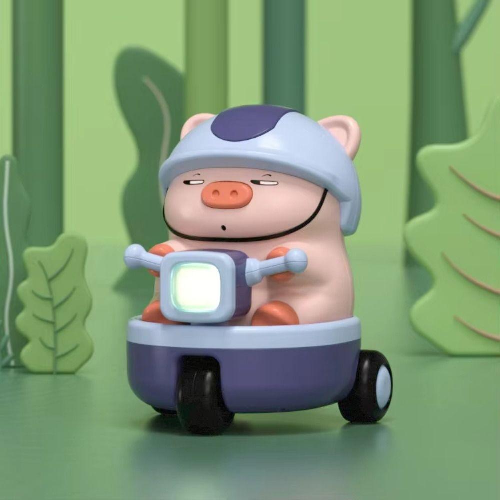 Sound And Light Animal Piggy Electric Car Toy Plastic Children Fun Motorcycle  Birthday Gift