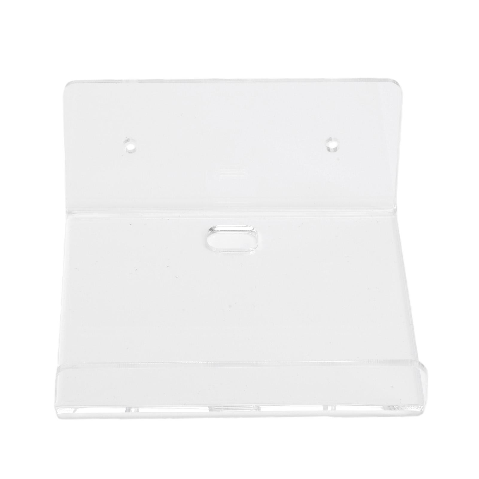 3PCS Small Floating Shelves Acrylic Wall Mounted Floating Storage Shelf with Adhesive for Plant Picture Camera