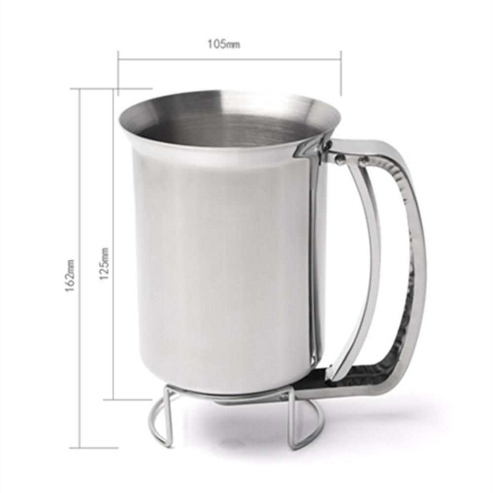 900ml Stainless Steel Pancake Batter Dispenser Batter For Baking Cupcake Muffins