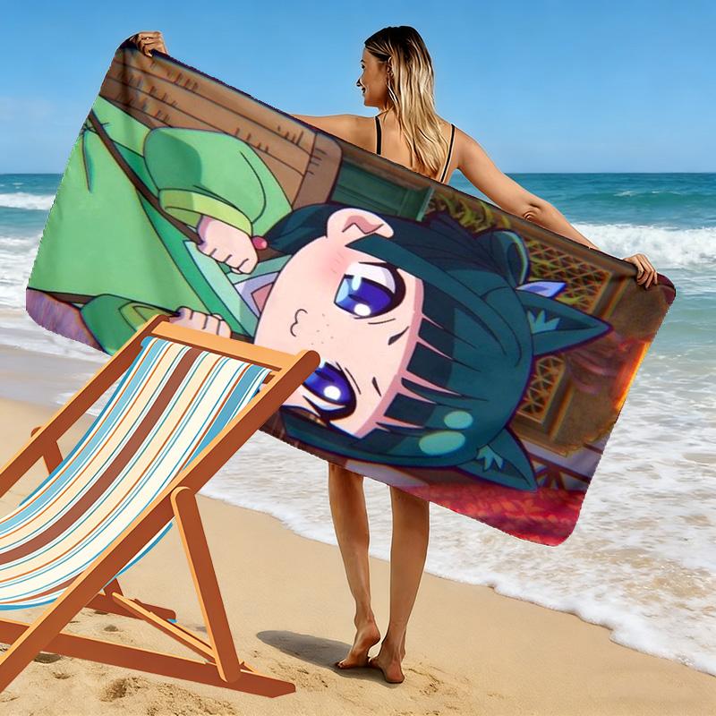 The Apothecary Diaries 2D Flat Print Beach Towel, Large Soft Quick Dry Towel for Beach Camping Swimming.NSTJ0928415