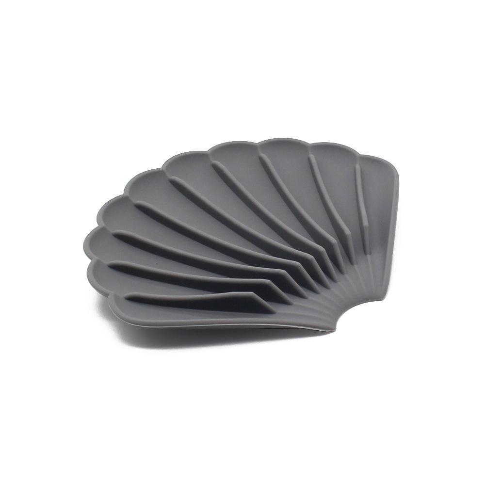 New Silicon Kitchen Bathroom Flexible Soap Dish Storage Holder Soapbox Antiskid Home Supplies