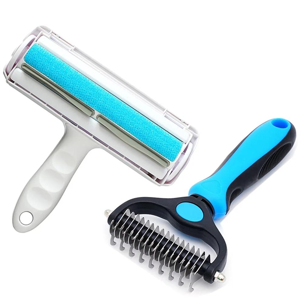 Pet Hair Remover Roller Cleaning Dog & Cat Hair Remover Reusable Portable Couch Carpet Clothing and Bedding Fur Removal Tool