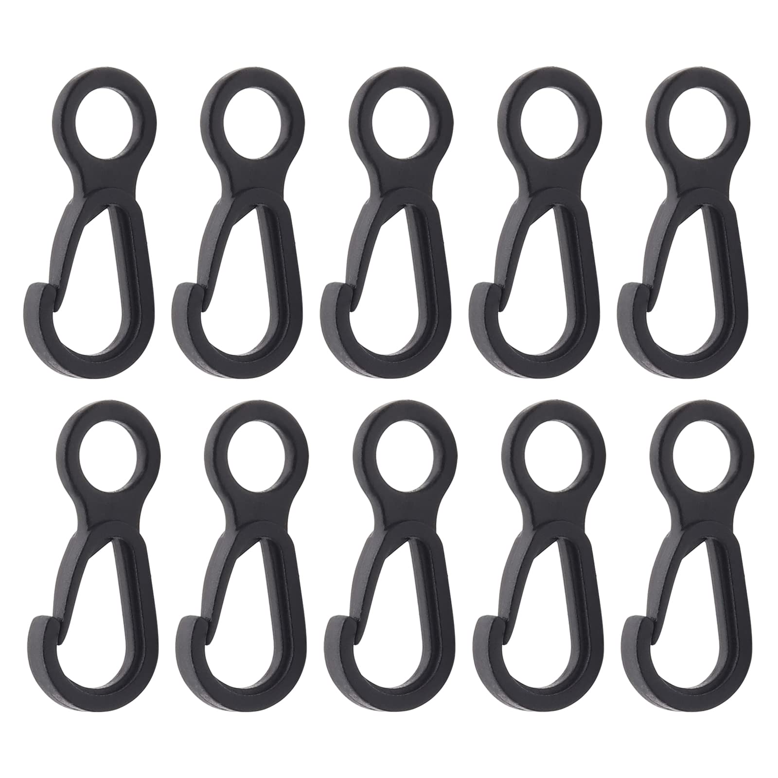 

Aoling Маленький карабин Мини-защелка с пружиной 8 мм Закрепляет сумку или смартфон Предотвращает выпадение мелких предметов с ключей Аксессуары для DIY и многое другое