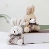 1PC Rabbit Keychain Plush Doll Backpack Pendant Kids Stuffed Animal Toys
