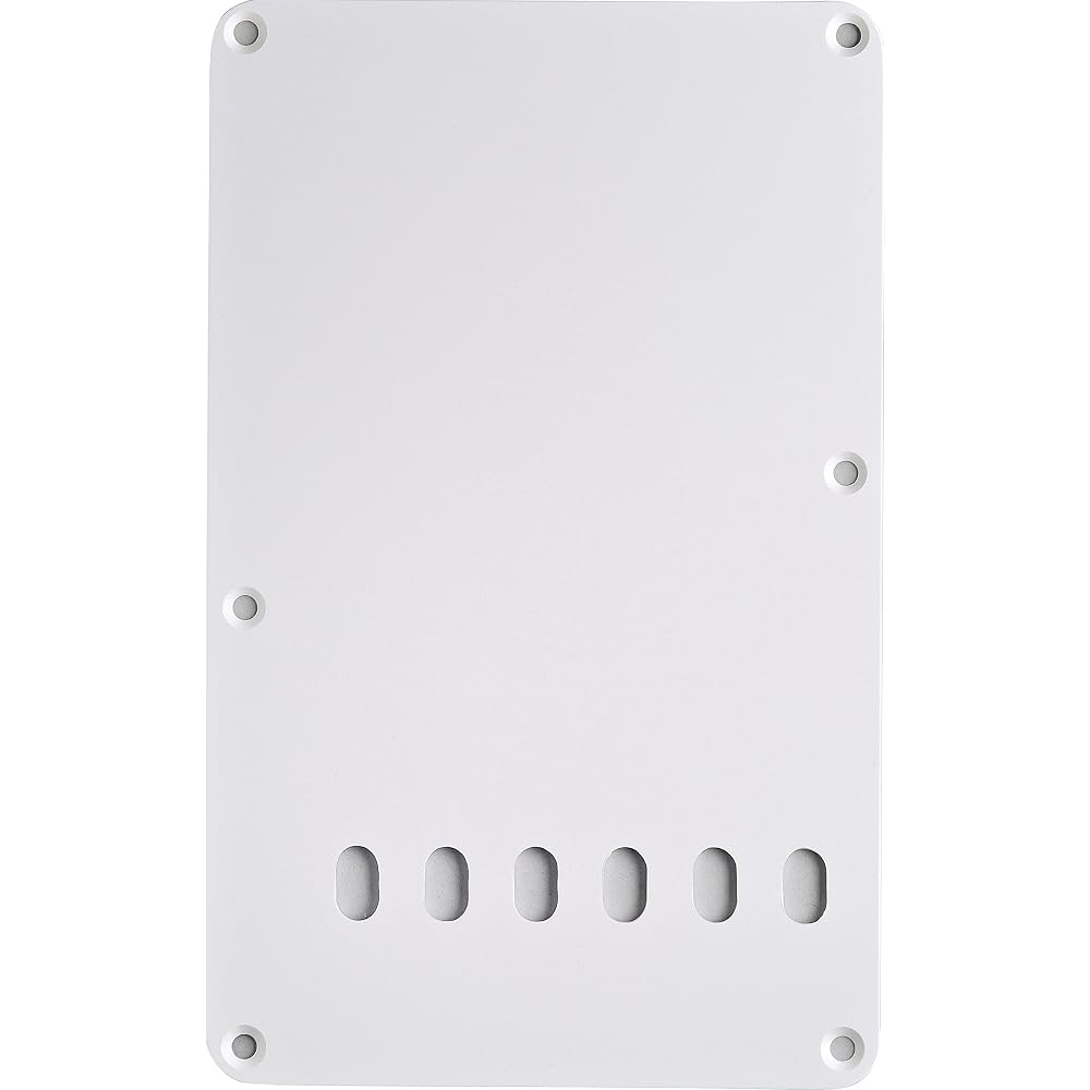 Fender Vintage-Style Stratocaster Backplate White 1-Ply Guitar Accessory