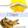1 Stück Robuste Gelbe Bananen-Aufbewahrungsbeutel Isoliert Obst Gemüse Frischhaltebündel Tasche Kordelzug Bananen-Konservierungsbeutel