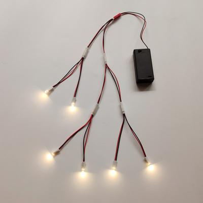 Led Boncuklar Minyatür Küçük Gece Lambası/Ampul Malzemeleri Yaratıcı Model Bebek Evi Aydınlatma Sahne Düzeni Diorama Kiti 1Set
