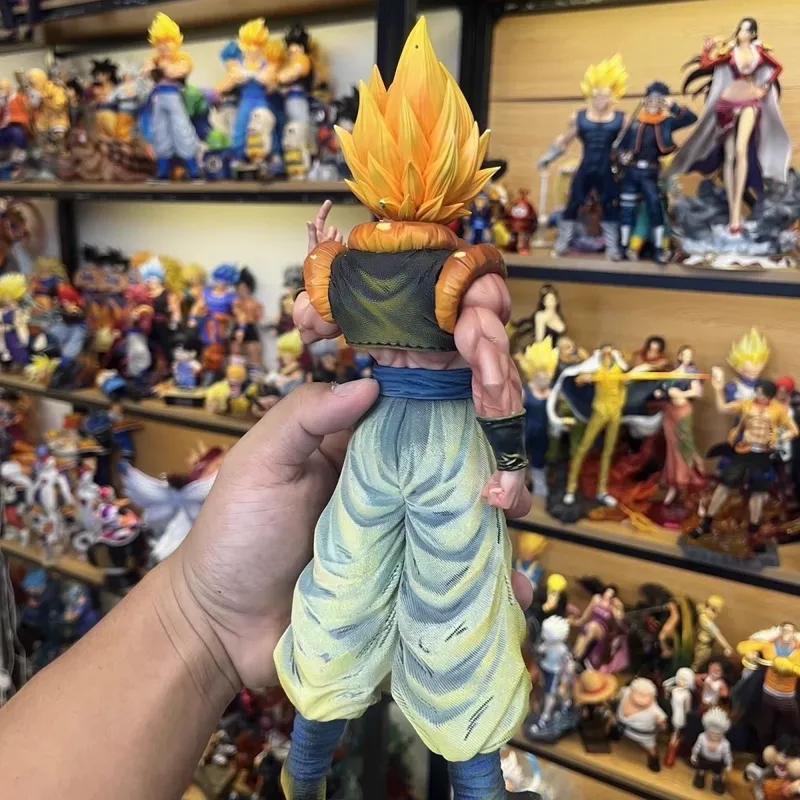 In Stock 32cm/12.6in Anime Dragon Ball Z Figure Gogeta Action Figure Pvc Model Statue Childrens Toys For Gifts