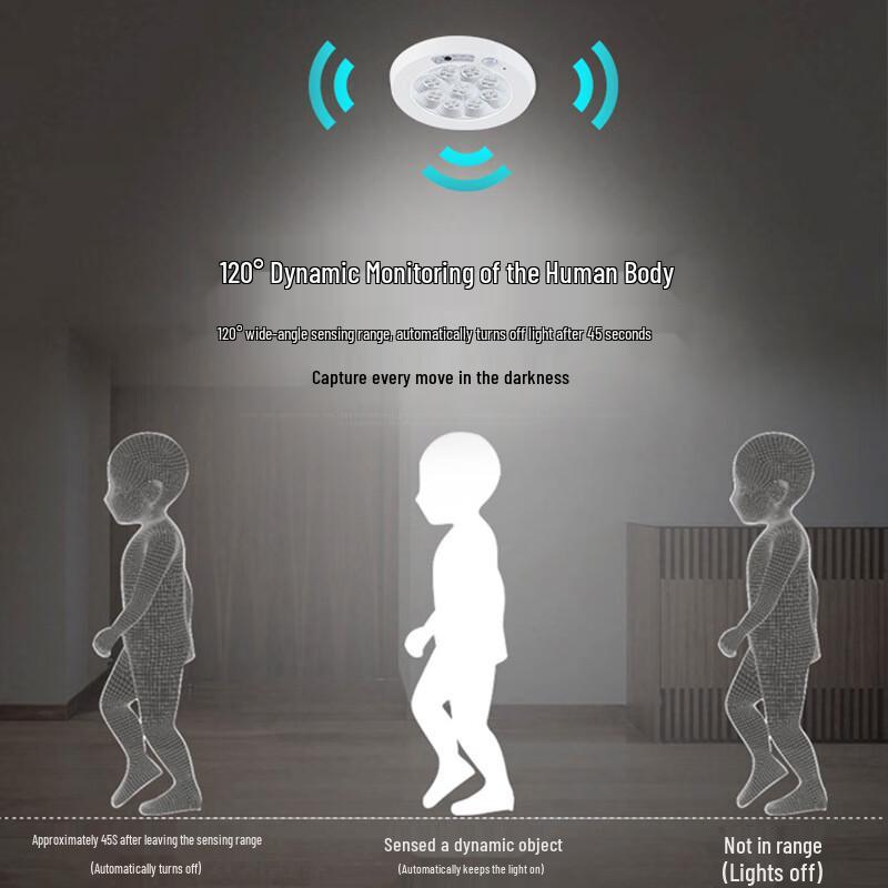 Licheng LED Human Body Induction Emergency Ceiling Light