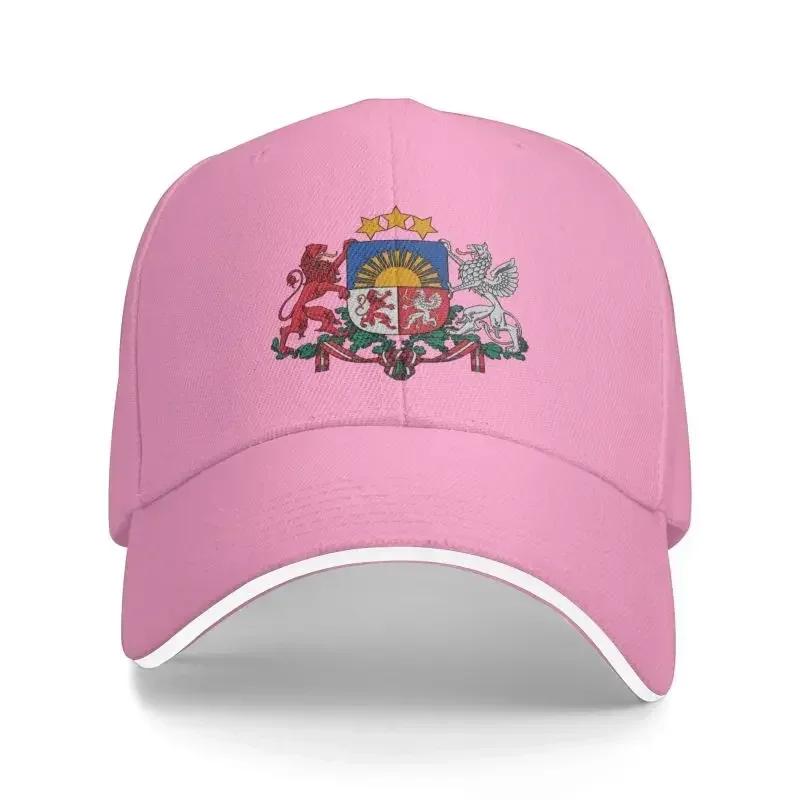 Mode Unisex Wappen Lettlands Baseballkappe für Erwachsene Verstellbare Papa-Mütze Herren Damen Sonnenschutz