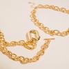 Accessories New Chain Metal Necklace Female Sexy Spice Girl Collarbone Chain Two-piece Set Manufacturer Wholesale