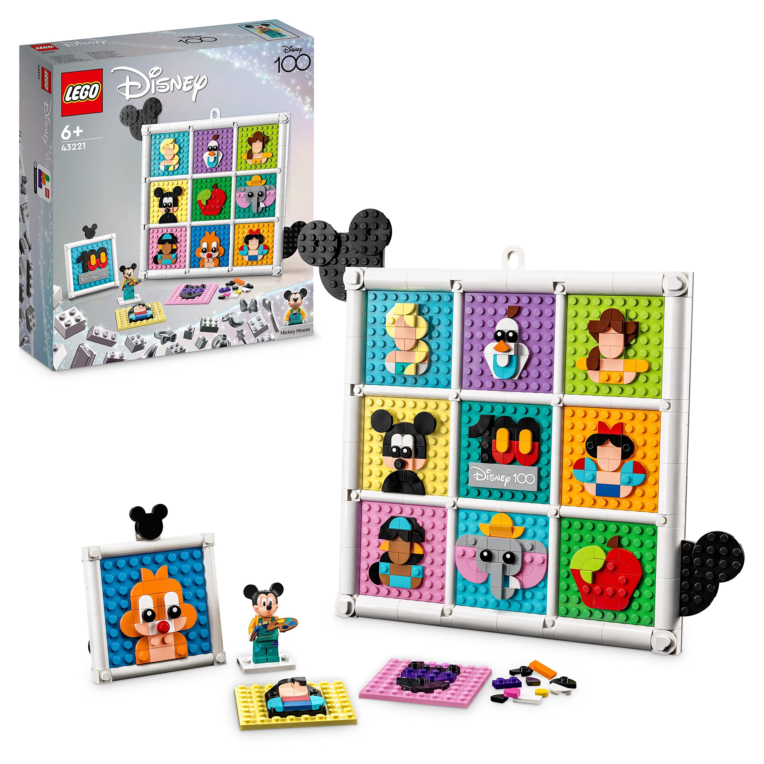 

LEGO Disney 100: Disney s 100th Anniversary Collection of Popular Characters! 43221 Toy Blocks, Gift, Fantasy, for Girls Ages 6 and Up
