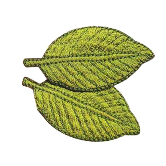 

2Pcs Girl Hairpins Leaf Design Lightweight Hair Clips Bang Back Head Hair Pins Hair Fixing Tool Hair Accessories темно-зелений колір