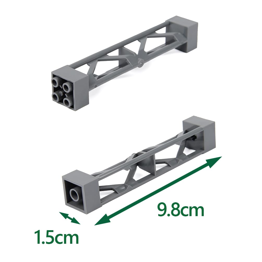 Classic Compatible 16x32mm Baseplate Block Plate, Double-Sided, with Posts, Set of 3 Boards and 12 Posts