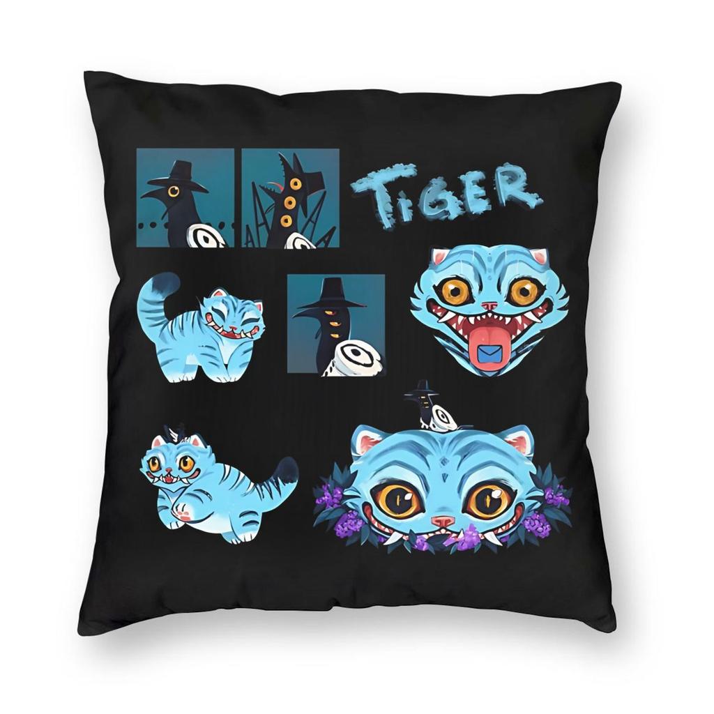 Huntrix Golden Zoey Rumi Mira KPop Dämonenjäger Kissenbezug Weicher Kissenbezug Dekorative Kissenhülle Zuhause Quadratisch 18''