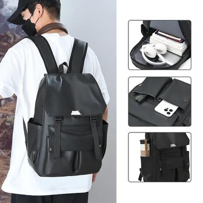 PU Waterproof Bag Fashionable Campus Youth Backpack School Backpack for College Students