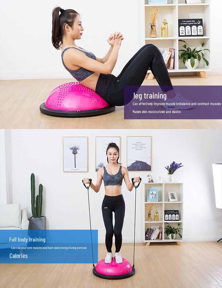 Bosu Balance Ball: Yoga & Pilates Fitness Equipment for Home and Sports Massage