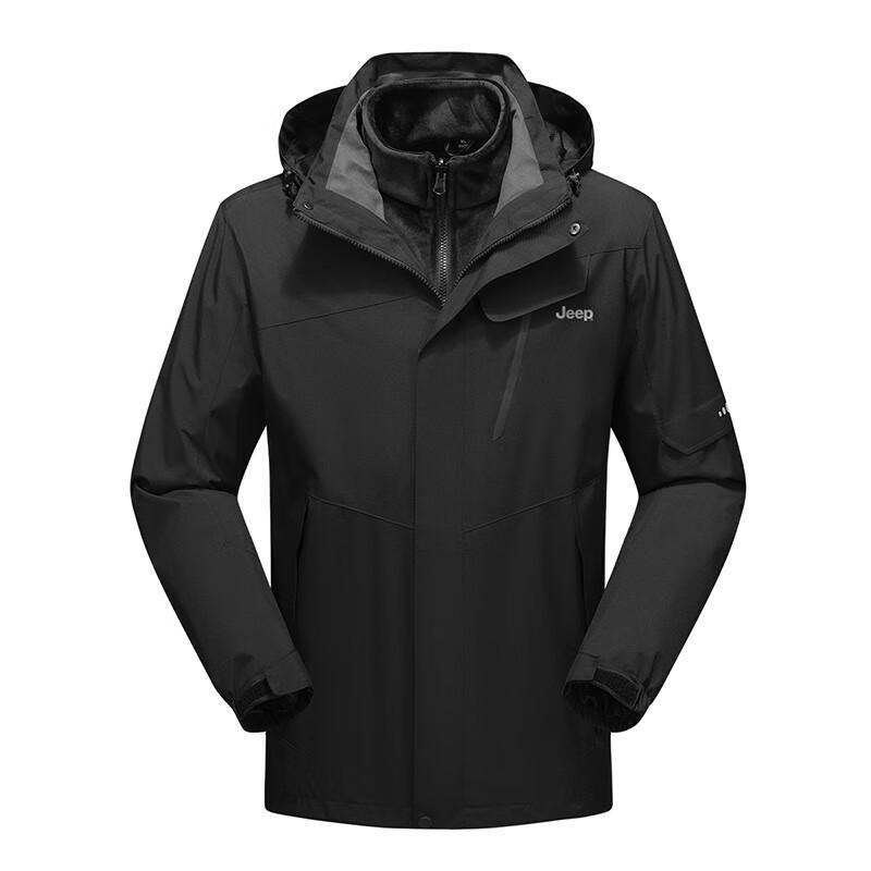 JEEP Men s 3-in-1 Outdoor Waterproof Jacket 3XL
