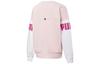 PUMA Sweatshirts Women's Pink Crew Neck Moderate Regular 535187-16