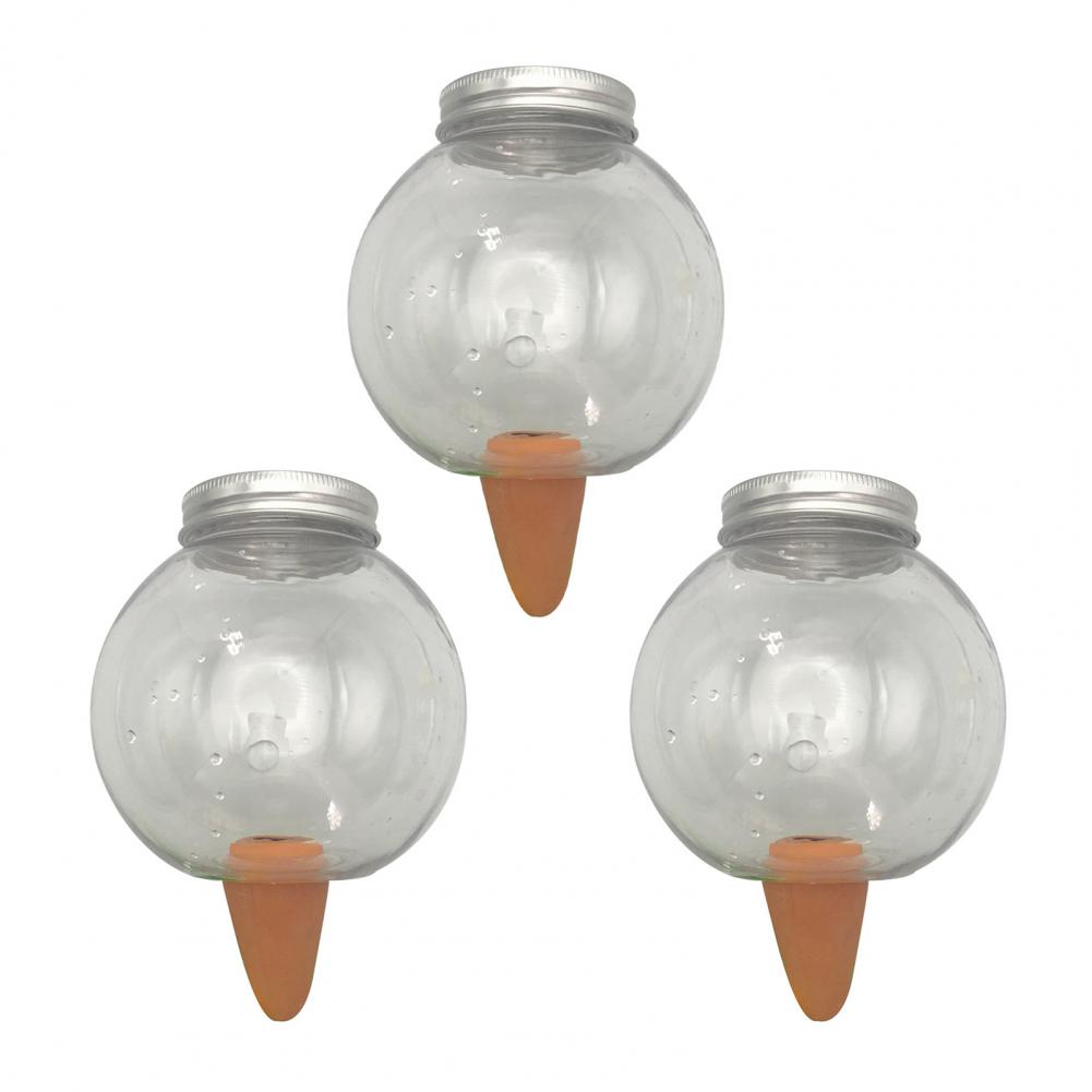 Plant Watering Device Automatic Water Seepage 3pcs Automatic Watering Device Self-watering Planter Insert Transparent Soil