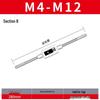 Feingewinde Handgewindebohrer M8-M20 Satz (5 Stücke)