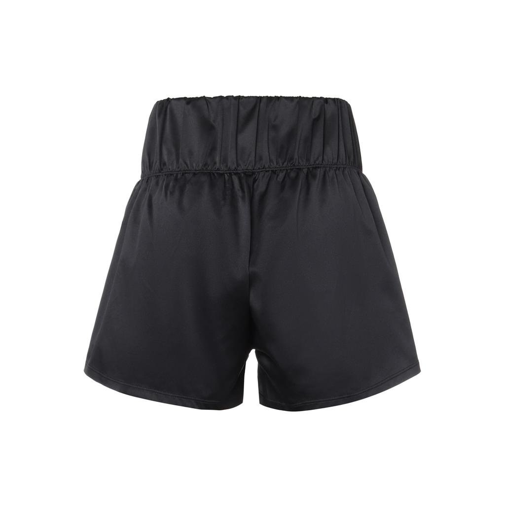 Nike Dri-Fit Solid Logo Print Training Regular Shorts Women Shorts Black AQ7894-010