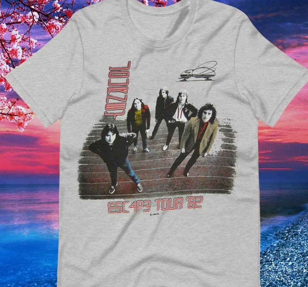 Vintage Concert JOURNEY 82 T Shirt Size S M L 2345XL Cotton men Women