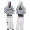 Mens Oversized Distressed Cotton Hoodie With Colorblock Patchwork Print Zip-Up Sweatshirt Fall Casual Wear