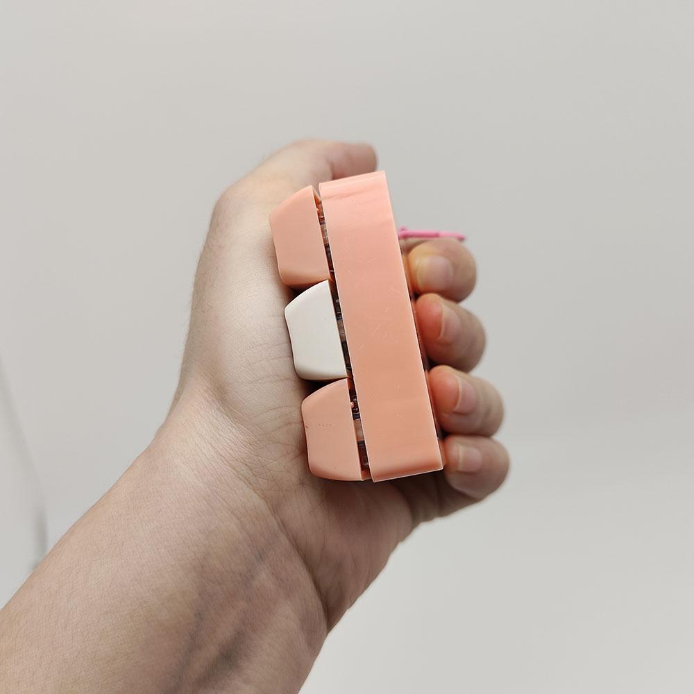 Stress-Relief Keyboard Keychain - Fidget Toy with Sound Effects, Perfect for Party Favors & Gifts, Purple