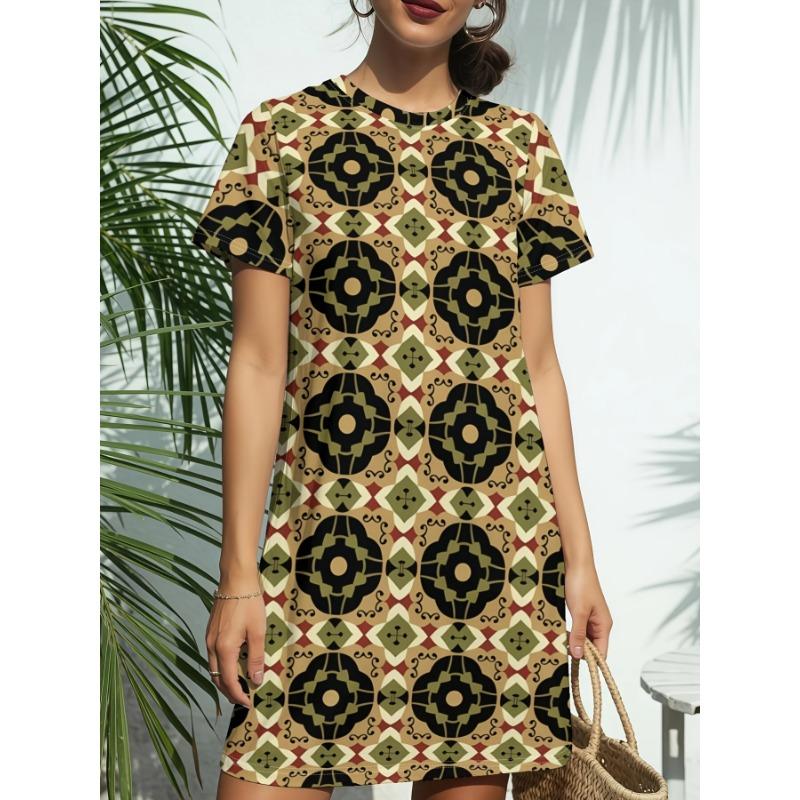 New Women'S Pink Strawberry Print Nightdress, Sweet Exclusive Home Atmosphere Pajamas, Can Be Worn As a T-Shirt Dress