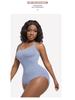 Plus Size Women's Body Shaper: Tummy Control, Waist Cincher, Hip Lift, European & American Style, One-Piece