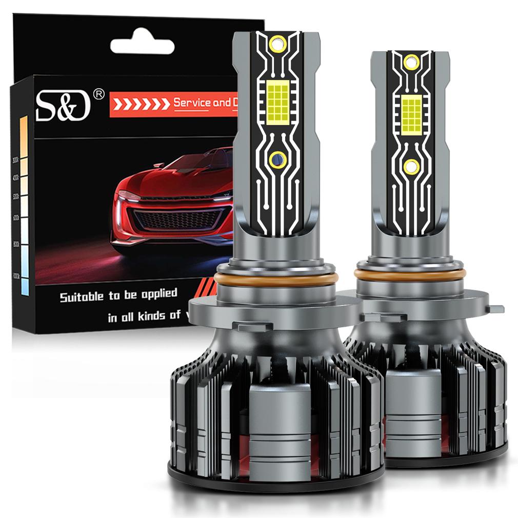 

2 шт. Суперяркие 30000 лм H4 LED 30-ядерные CSP лампы для автомобильного света H7 H8 H11 H1 9005 9006 HB3 HB4 LED фара для автомобильной лампы 12 В CANBUS 6500K Белый 9006 HB4
