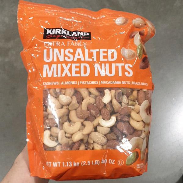 Kirkland Signature Unsalted Mixed Nuts 1.13kg