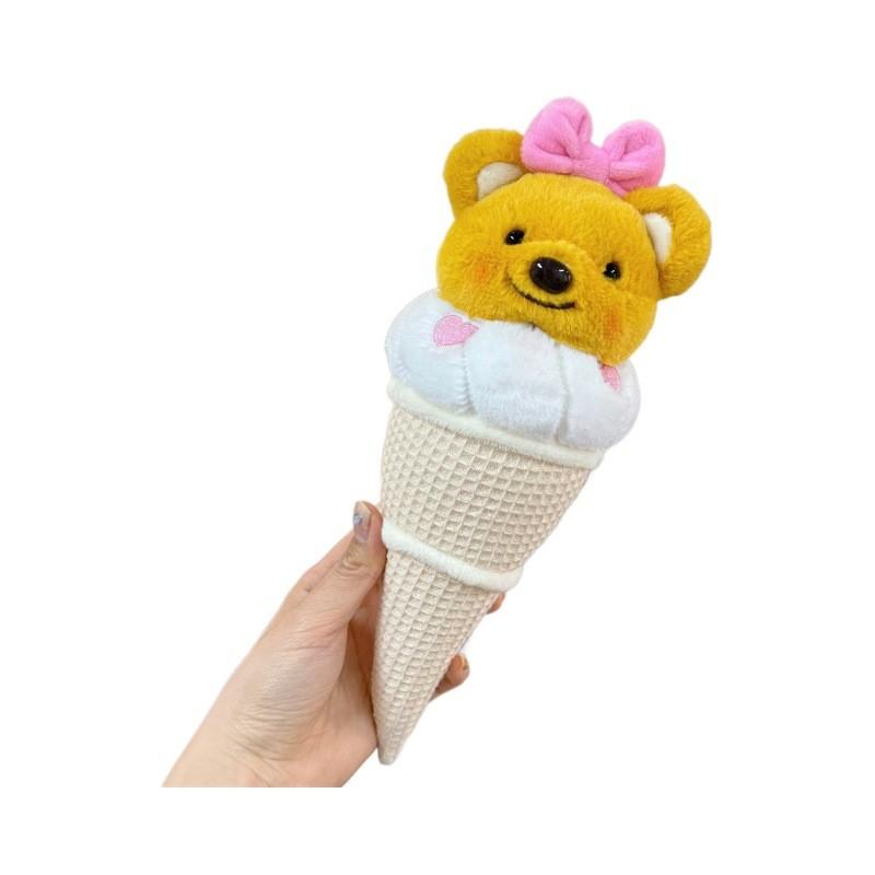 Butter Cute Bear Ice Cream Plush Animal Pp Cotton Fill Gift Children For